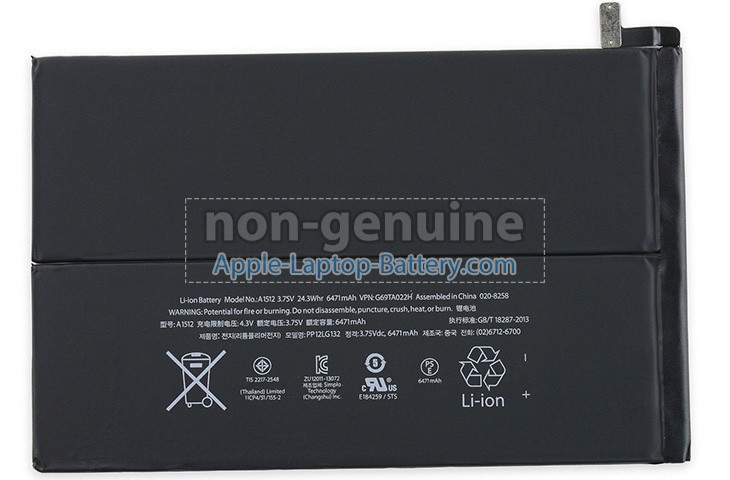 Battery for Apple MGJ12 laptop