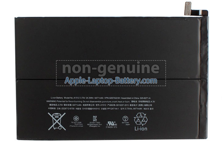 Battery for Apple ME840 laptop