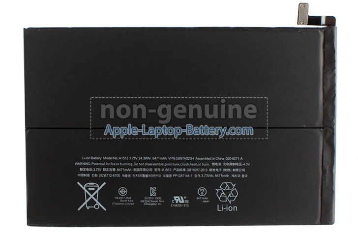 Battery for Apple ME276 laptop